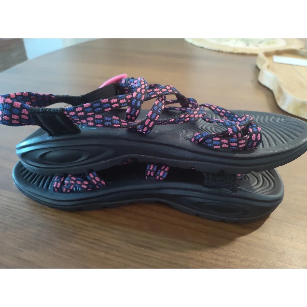 Chaco Womens Z Cloud 2 Sandals Pink Blue Black Strappy Athletic Hiking Size 7